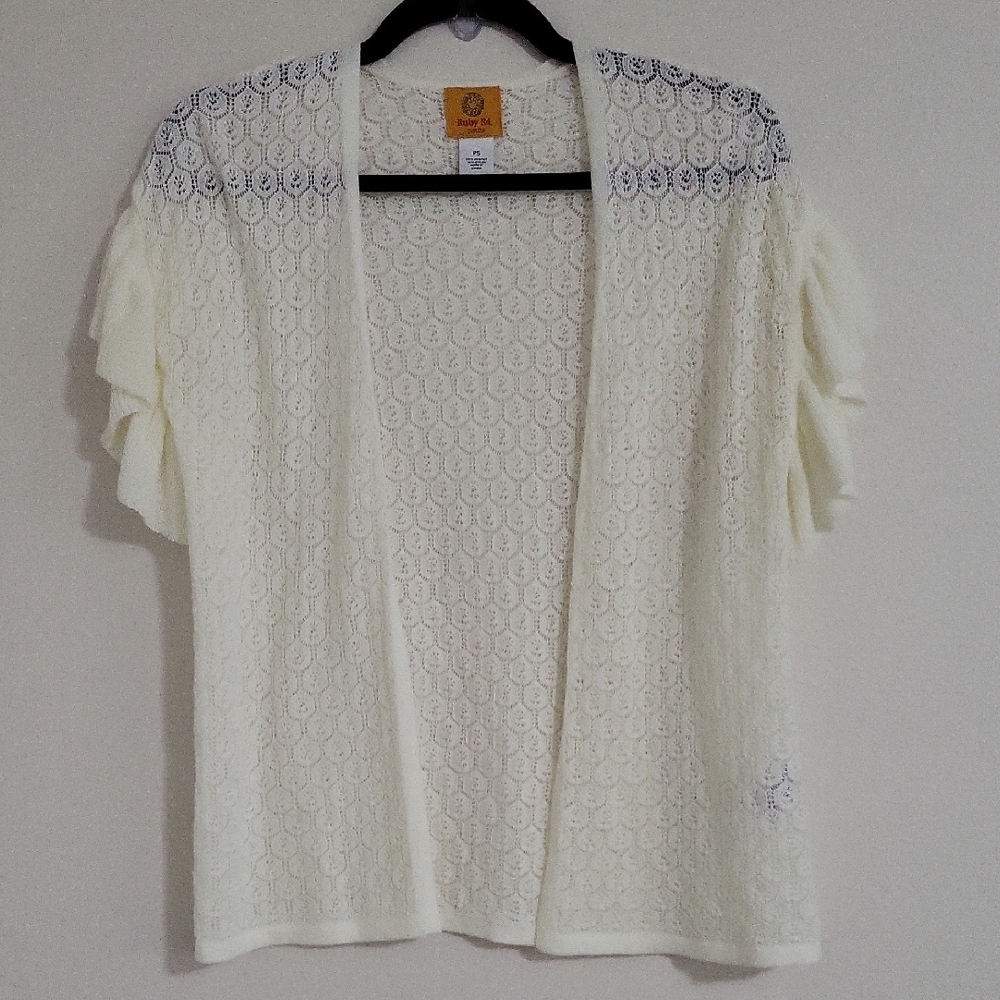 Ruby Rd. Open Knit Cardigan